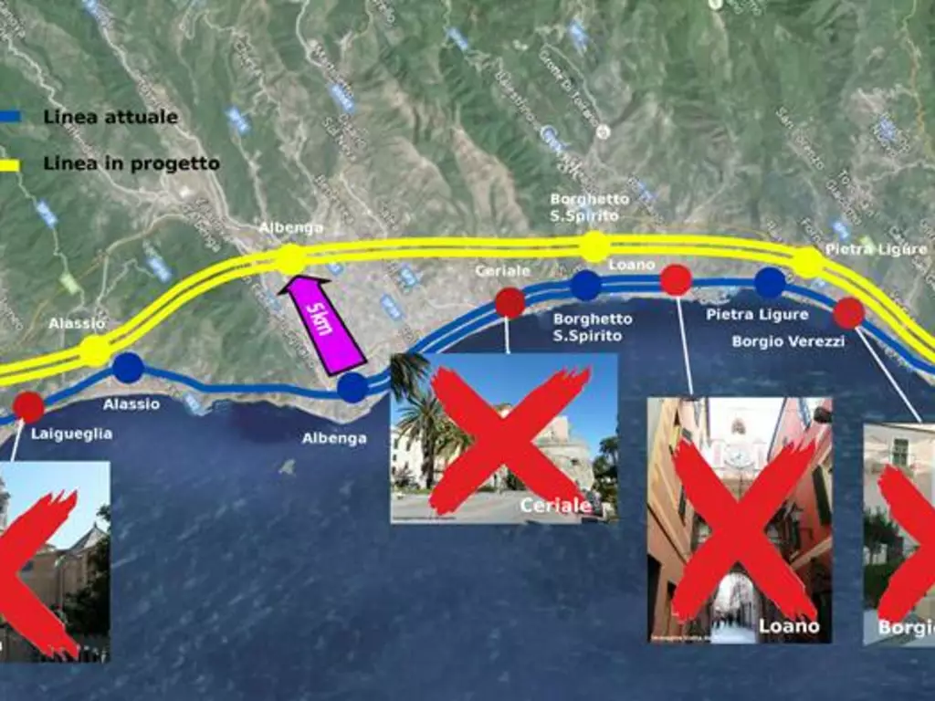 Raddoppio ferroviario Liguria Finale-Andora: 7 anni di lavori per la grande opera da 2,5 miliardi 1 Raddoppio ferroviario Liguria