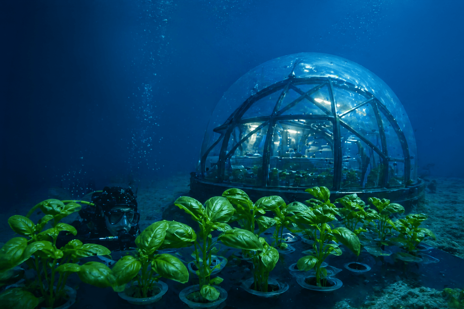 A Noli il pesto si coltiva sott’acqua: il progetto Nemo’s Garden che rivoluziona l’agricoltura 32 Living Liguria | il pesto si conltiva sotto acqua a noli nemos garder 0